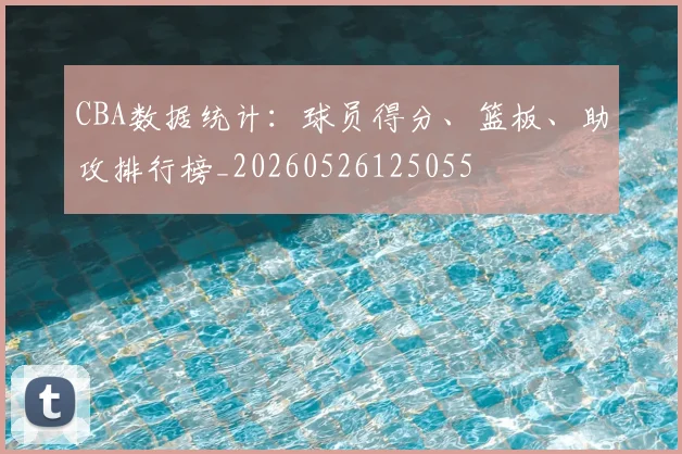 CBA数据统计:球员得分、篮板、助攻排行榜_20260526125055